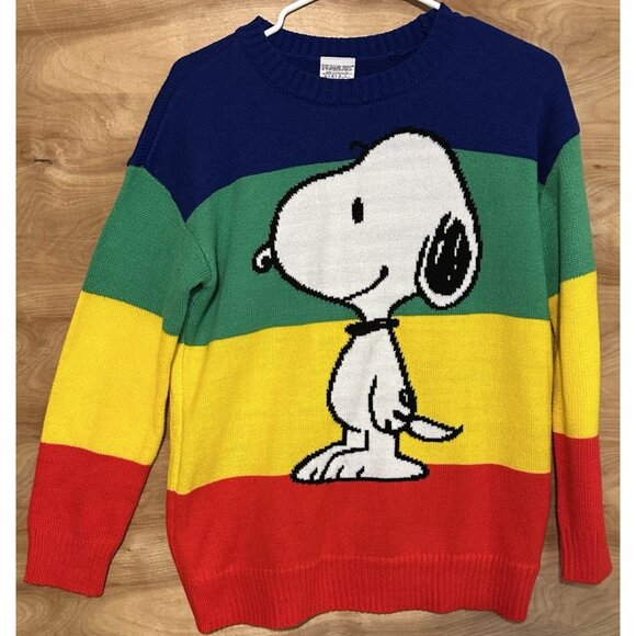 Peanuts Snoopy Rainbow Sweater Pride Limited Edition Size Small Gay - Picture 1 of 7